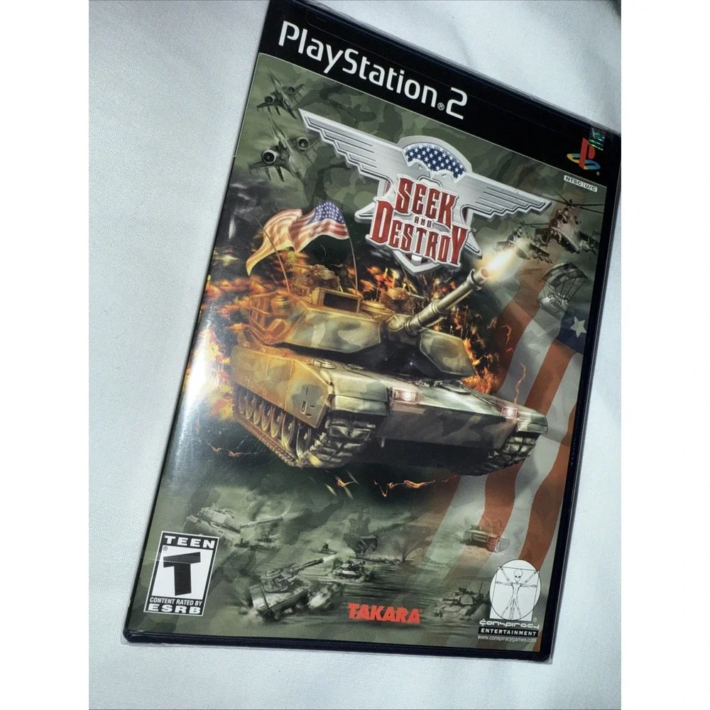 Seek and Destroy Video Game PS2 Sony Playstation 2 Brand New Rated T For Teen